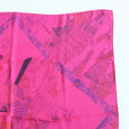 Hermes Carre 90 Scarf Craftsmen Dip Dye Pink Silk 100% Pawn — view 3