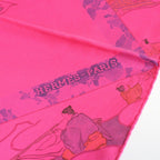 Hermes Carre 90 Scarf Craftsmen Dip Dye Pink Silk 100% Pawn — view 6