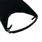Gucci GG All Over Pattern Canvas Leather Shoulder Bag Tote Black — view 4