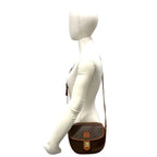 Celine Vintage Macadam Blason Triomphe Logo Leather Mini Shoulder Bag Pochette — view 2
