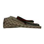 Gucci Vintage Sherry Line GG Logo Leather Tote Brown — view 6