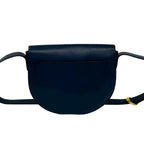 Dior Vintage CD Logo Leather Shoulder Bag Crossbody Navy — view 3