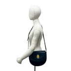 Dior Vintage CD Logo Leather Shoulder Bag Crossbody Navy — view 2