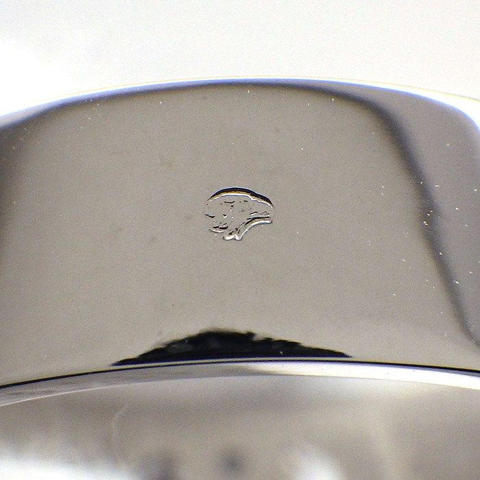 Hermes Ring D'ancre PM Points Diamond Total 18k White Gold — view 4
