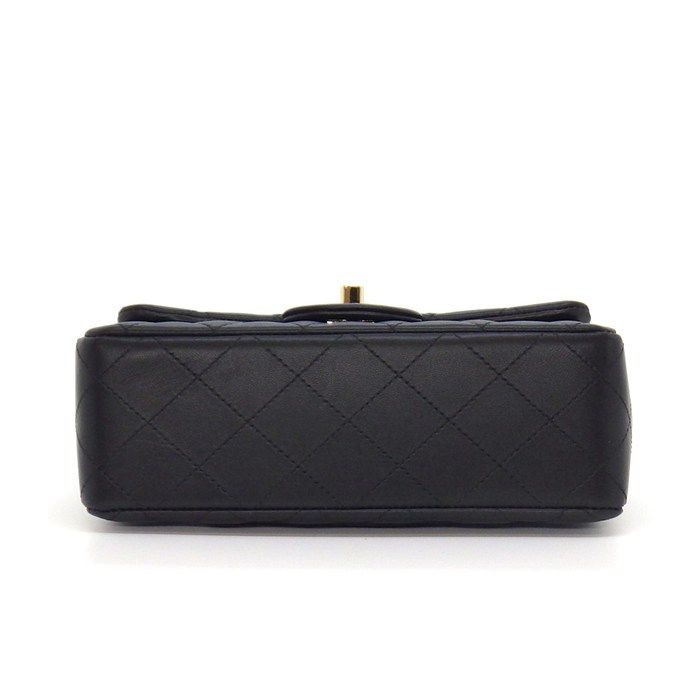 Chanel Shoulder Bag Quilted 20 Mini Classic Onwards Black Lambskin — view 4