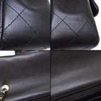 Chanel Shoulder Bag Quilted 20 Mini Classic Onwards Black Lambskin — view 8