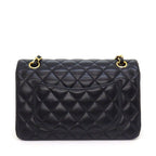 Chanel Shoulder Bag Quilted 23 Classic Small Black Lambskin — view 2