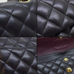 Chanel Shoulder Bag Quilted 23 Classic Small Black Lambskin — view 8