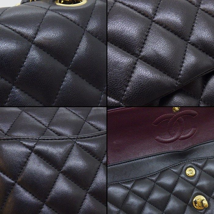 Chanel Shoulder Bag Quilted 23 Classic Small Black Lambskin — view 8