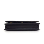 Chanel Shoulder Bag Quilted Classic Chain Wallet Onwards Black Lambskin — view 4