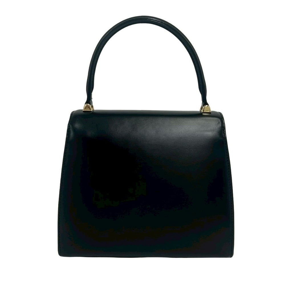 Louis Vuitton Vintage Athens Opera Leather Handbag Mini Tote Black — view 3