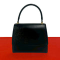Louis Vuitton Vintage Athens Opera Leather Handbag Mini Tote Black