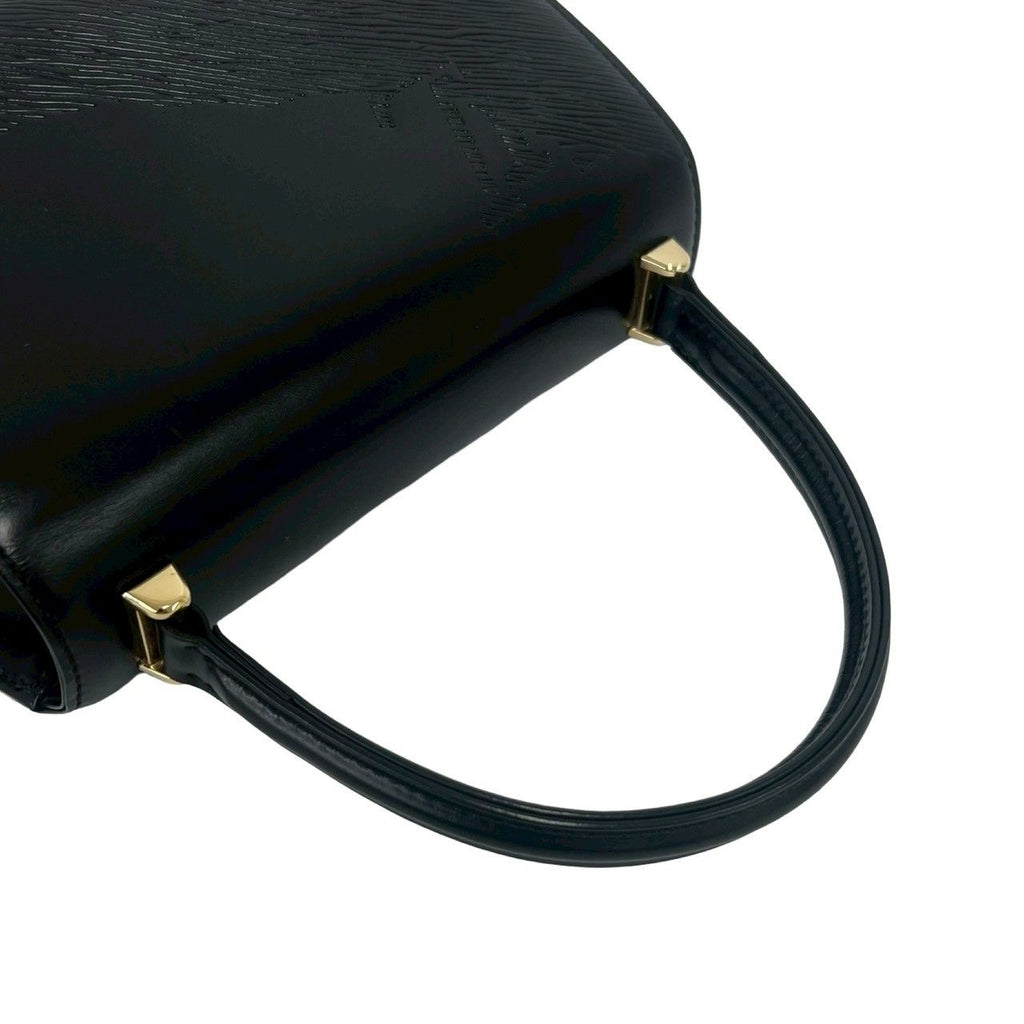 Louis Vuitton Vintage Athens Opera Leather Handbag Mini Tote Black — view 4