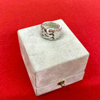 Hermes Vintage Mexico Ring 925 Sterling Silver