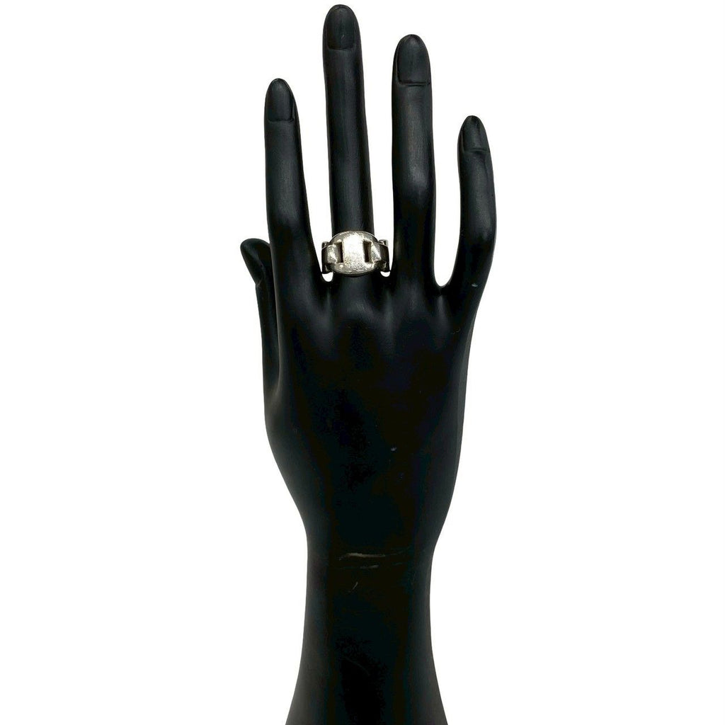 Hermes Vintage Cassiopeia Ring 925 Sterling Silver — view 2