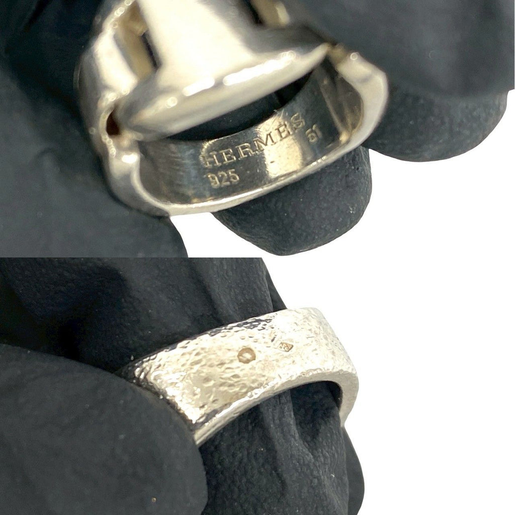 Hermes Vintage Cassiopeia Ring 925 Sterling Silver — view 3