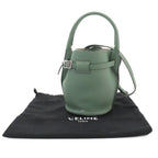 Celine Big Bag Bucket Nano 2-Way Bag Leather Green Small — view 2