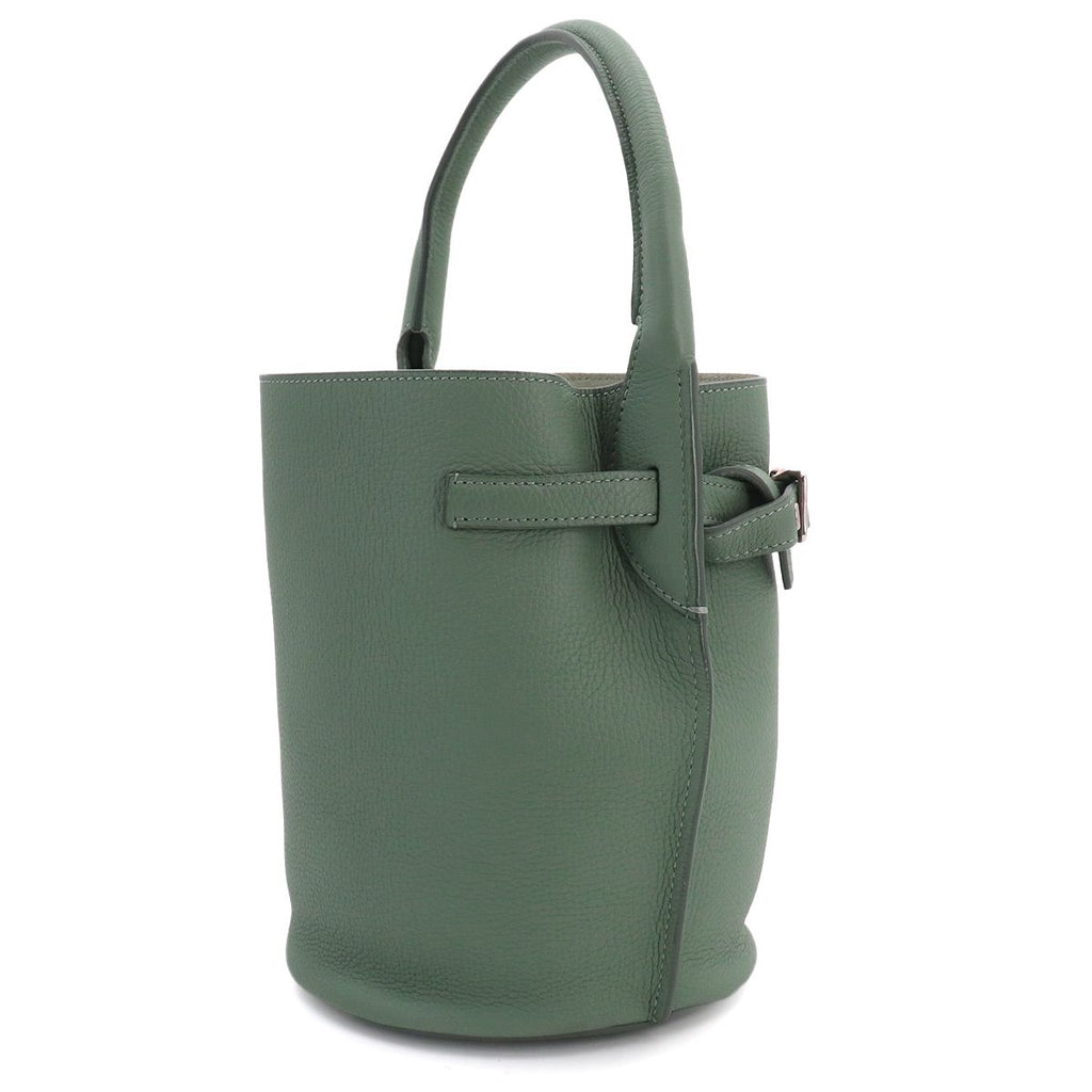 Celine Big Bag Bucket Nano 2-Way Bag Leather Green Small — view 4