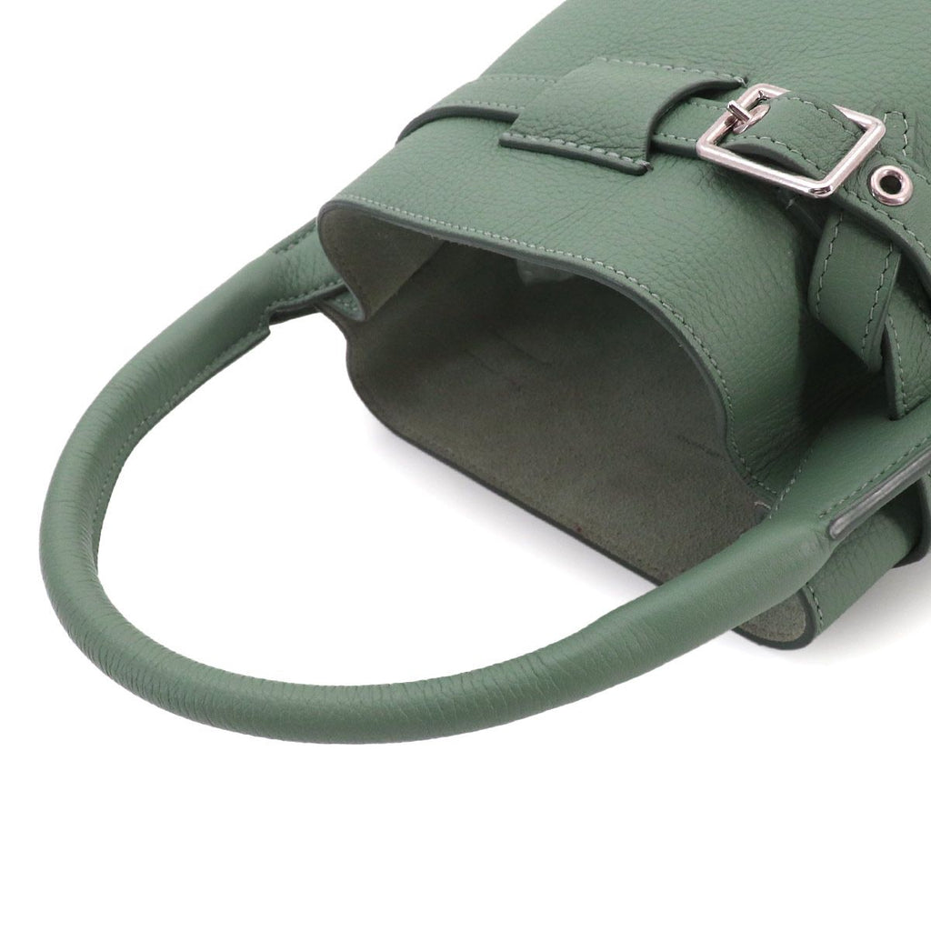 Celine Big Bag Bucket Nano 2-Way Bag Leather Green Small — view 6