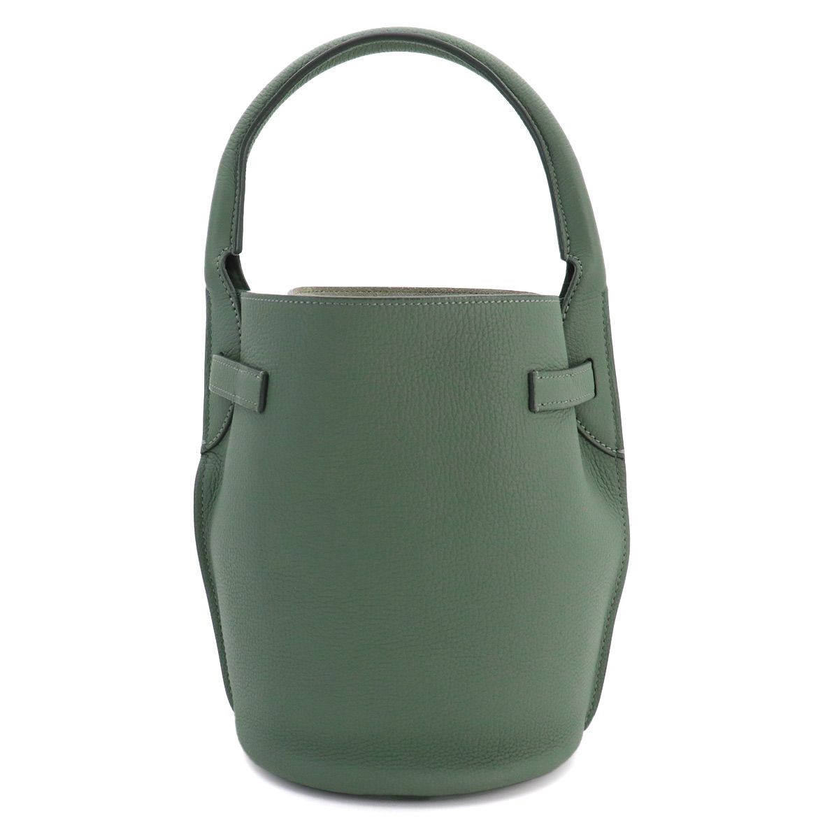 Celine Big Bag Bucket Nano 2-Way Bag Leather Green Small — view 3