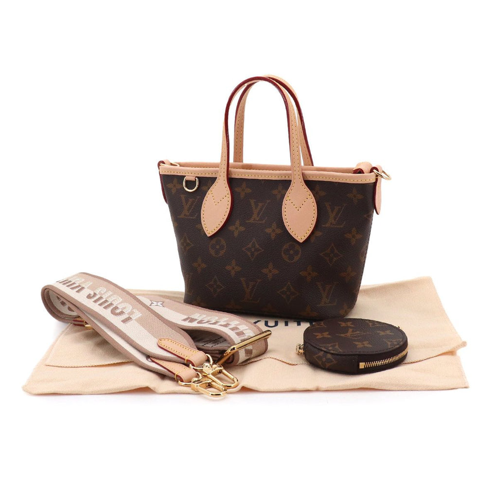 Louis Vuitton Monogram Neverfull BB 2-Way Tote Shoulder Bag Beige — view 2
