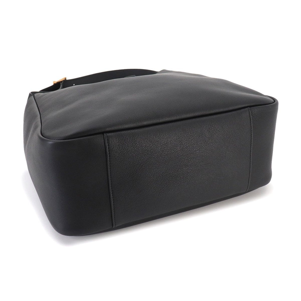 Saint Laurent Soft Large Shoulder Bag Leather Black — view 5