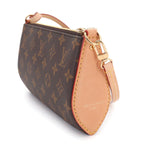 Louis Vuitton Monogram Pochette Tillet Mini 2-Way Shoulder Bag Brown — view 3