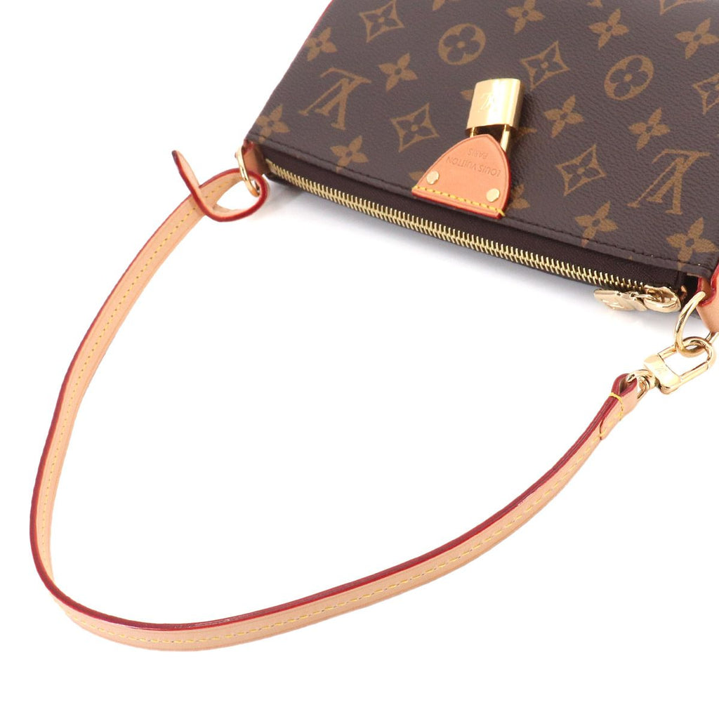 Louis Vuitton Monogram Pochette Tillet Mini 2-Way Shoulder Bag Brown — view 5