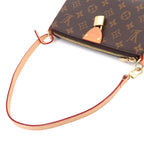 Louis Vuitton Monogram Pochette Tillet Mini 2-Way Shoulder Bag Brown — view 5