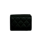 Chanel Box Card with Number 31 Quilted CC Logo Caviar Leather Trifold Wallet — view 2