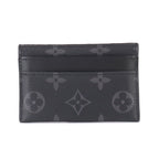 Louis Vuitton Monogram Eclipse Card Holder Double Case — view 2