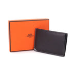 Hermes Series Card Case Business Holder Bague Rain Blue Indigo Sellier — view 2