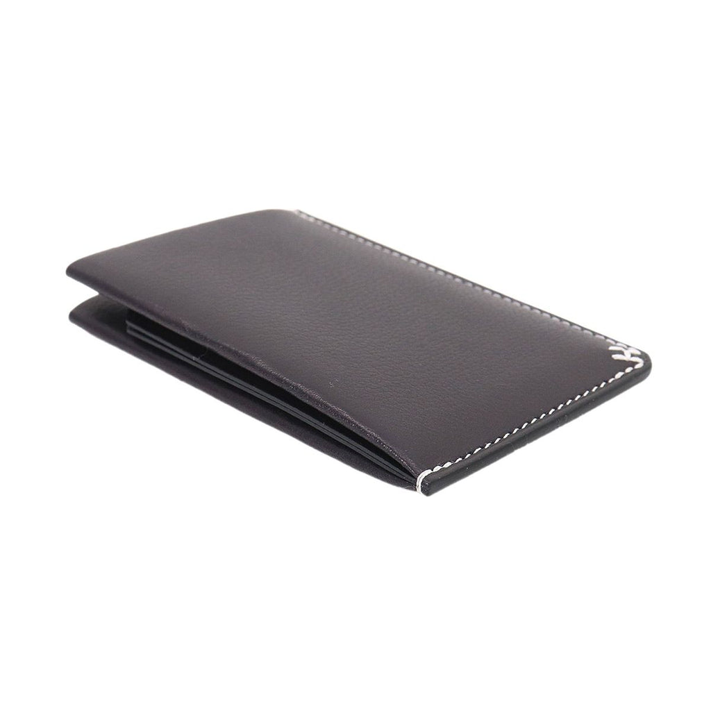 Hermes Series Card Case Business Holder Bague Rain Blue Indigo Sellier — view 4
