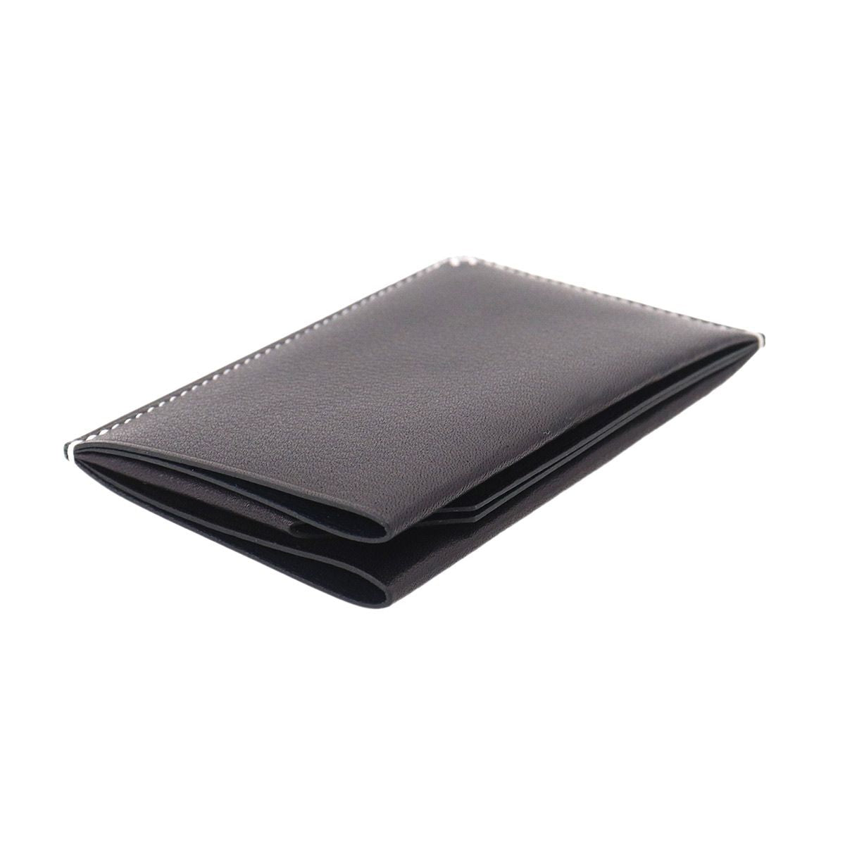 Hermes Series Card Case Business Holder Bague Rain Blue Indigo Sellier — view 5
