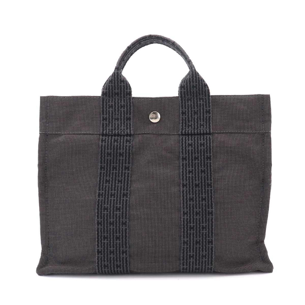 Hermes Her Line Tote PM Canvas Gray Silver Herline — view 2