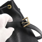 Louis Vuitton Epi Noe Shoulder Bag Leather Noir Gold — view 9