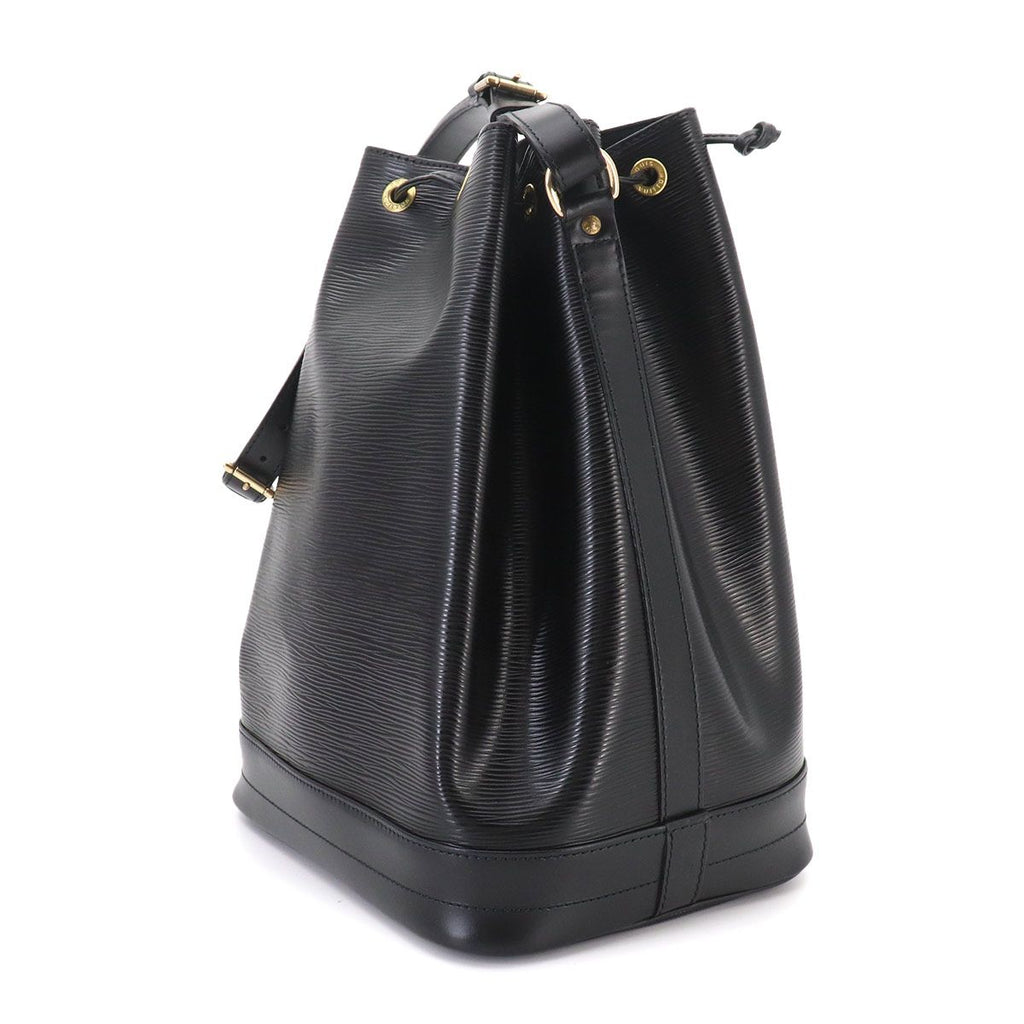 Louis Vuitton Epi Noe Shoulder Bag Leather Noir Gold — view 4