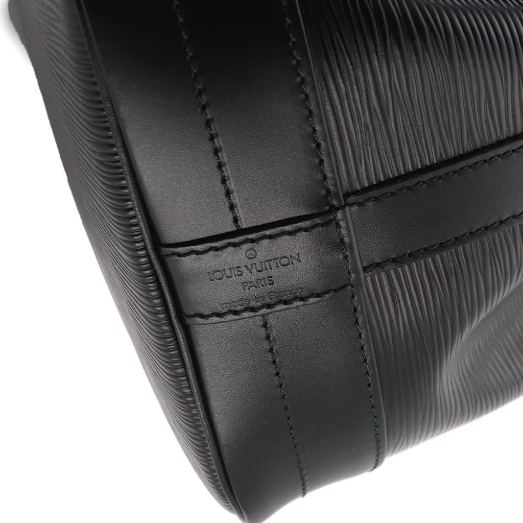 Louis Vuitton Epi Noe Shoulder Bag Leather Noir Gold — view 8