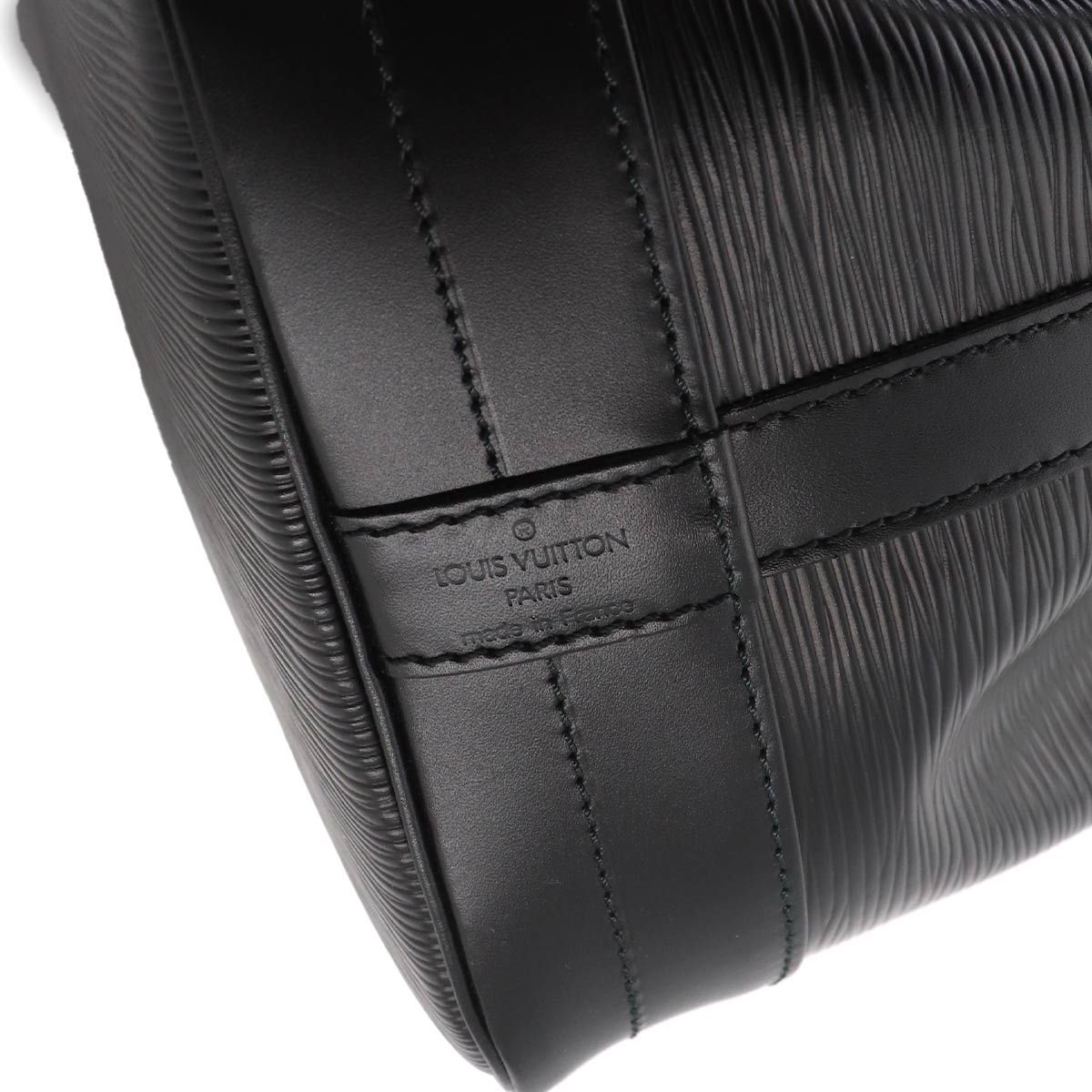 Louis Vuitton Epi Noe Shoulder Bag Leather Noir Gold — view 8