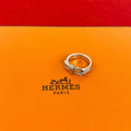 Hermes Vintage Ceinture Ring 925 Sterling Silver