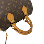 Louis Vuitton Vintage Speedy 25 Monogram Leather Mini Boston Bag Brown — view 4