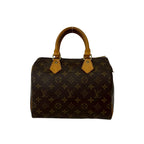 Louis Vuitton Vintage Speedy 25 Monogram Leather Mini Boston Bag Brown — view 3