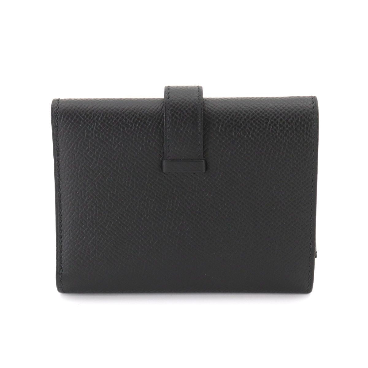 Hermes Bearn Combined Monochrome So Black Trifold Wallet Vo Madame Combine — view 3
