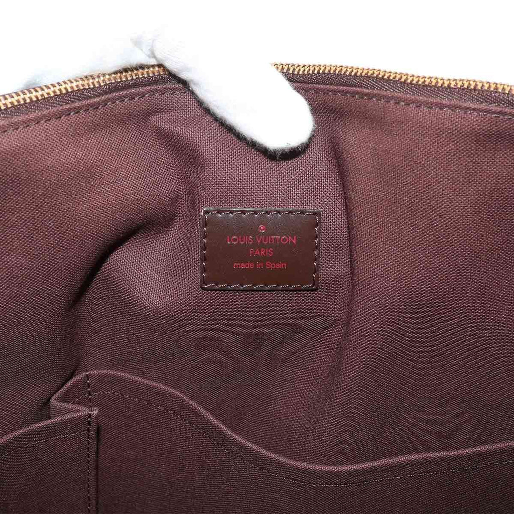 Louis Vuitton Damier Cabas Beaubourg Tote Ebene Gold — view 8
