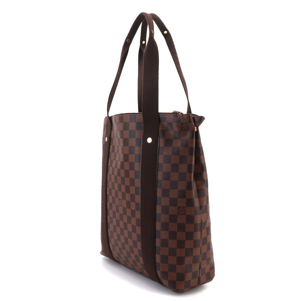 Louis Vuitton Damier Cabas Beaubourg Tote Ebene Gold — view 3