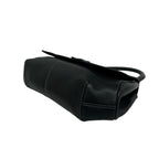 Loewe Senda Log Leather Shoulder Bag Mini Tote Black — view 8