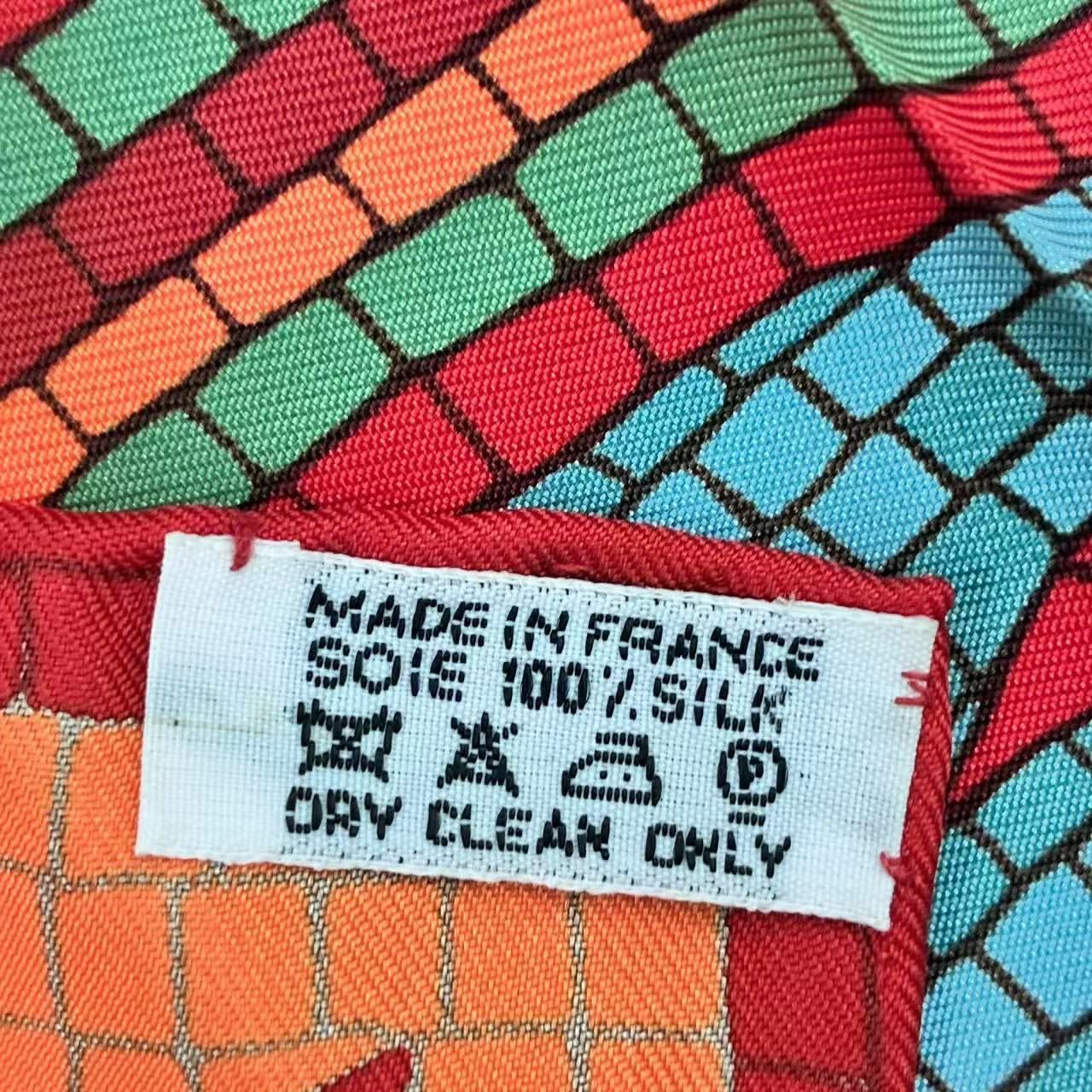 Hermes Carre 90 Scarf Silk Cave Felem Beware of Cats — view 9