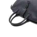Saint Laurent Baby Downtown Cabas 2-Way Bag Leather Black — view 6