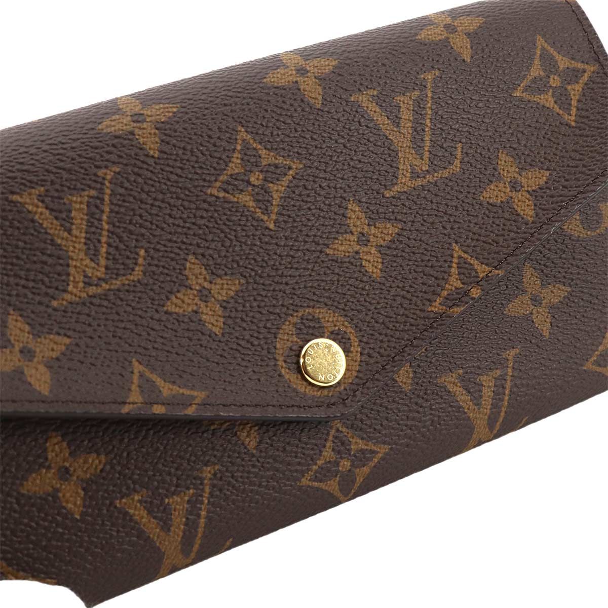 Louis Vuitton Exhibition Monogram Portefeuille Sarah Bifold Wallet Rose Valley — view 9