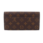 Louis Vuitton Exhibition Monogram Portefeuille Sarah Bifold Wallet Rose Valley — view 3